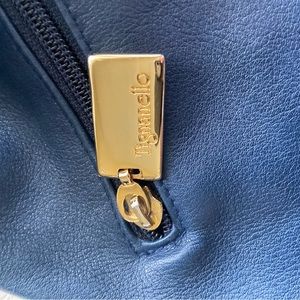 Navy Tiganello leather backpack